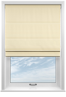 Devonshire, Cream - Twist&Fit Roman Blind